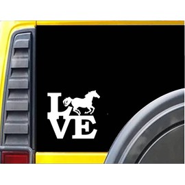 EZ-STIK Horse Running loveJ361 6x6 inch Sticker Horse Decal