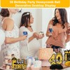 ZORVYN 9 Pezzi Decorazioni Tavolo 40° Compleanno Centrotavola a Nido