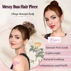 Elvirgel 5 PCS Messy Bun Hair Piece for Women Scrunchies