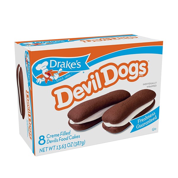 Drake's Devil Dogs, 13.63 oz, 8 Count