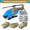 Helicopter Toys with Tanks,Airplane Toy for Boys,Including One Helicopter and