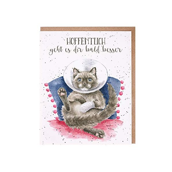 Wrendale Designs hoffentlich geht is dir bald beeser greeting card