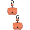 OSALADI 2pcs Simple Imitation Leather Earphone Case Cover for Portable