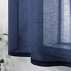 KOUFALL Short Curtains for Bathroom Window,Sheer Cafe Curtains for Kitchen
