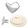 DJMANMENGG Iguro Obanai Mask Snake Ring Anime Cosplay Demon Mask