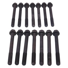 ZTUOAUMA 14X Cylinder Head Bolts 129150-01200 Compatible with Yanmar 4TNE84 4TNE88 4TNV84 4TNV84T 4TNV88 3TNV88 3TNV84 3TNE88 3TNE84 3JH3E Komatsu 4D84-2 Engines