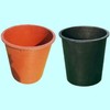 Rubber container, whale container, container No. 1, red 800 750