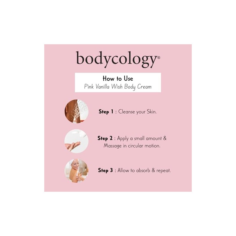 Bodycology Crema Corporal Pink Vainilla 237 ml