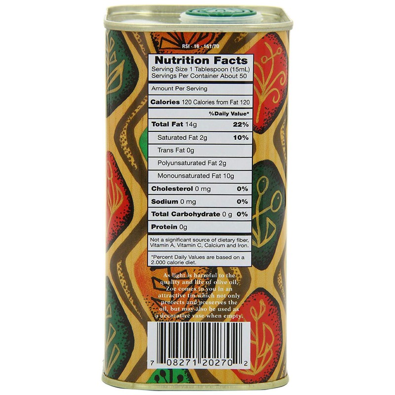 ZOE Organic Extra Virgin Olive Oil, 25.5 Ounce
