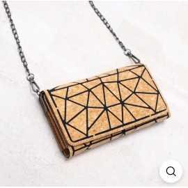 Korkys Kreations Unique Cork Phone Wallet with Crossbody Strap,  Crossbody Wallet, US  Seller