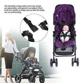 Baby Safety Belt, Universal Baby Seat Belt Holder, 5-Point Harness, Adjustable Pushchair, Children's Pram, Swivel Chair, High Chair Safety Belts (New A Type)
