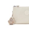 Kipling CREATIVITY L Large Purse, Pouches, Cases, Beige Pearl (White)