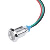 4 Sets PreWired Round LEDs Waterproof 2Color Indicator Light Common