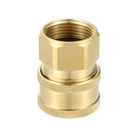 Hihaha Pressure Washer Coupler/Outer Washer Gun Adapter Universal for Car/Durable Brass M22 x 1.5/1 Pcs Copper Tone