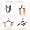 9 Foldable Travel Hangers, Stylish and Durable Plastic Hangers Space