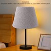 Table Lamp Shade Plush Cloth Tapered Simple Exquisite Lampshade for