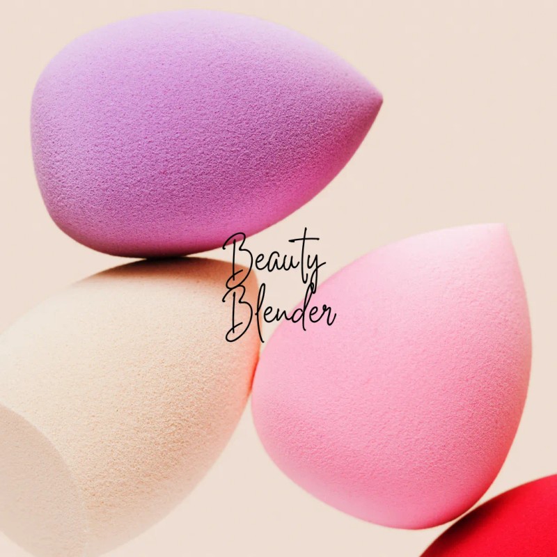 Esponjas Para Maquillaje Mayoreo Beauty Blenders Aplicadores Blanco Mediana