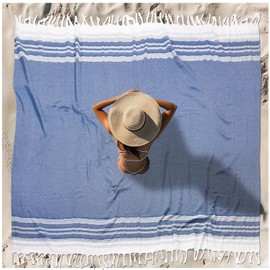 Oversized Turkish Beach Towel Blanket XXL Cotton Sandproof Towels Boho Woven Extra Large Big Sand Free Giant Throw Thick Blankets Huge Quilt XL Picnic Camping Necessities Cloud For Adult Gifts