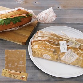 FBAWP5200-50 Wax Paper, Large Craft French, 50 Sheets, Food Safe, Sheet Type, Single Sided Wax Treatment