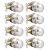 GOBEKOR 8 Pack Passage Door Knobs for Closet Door Knobs