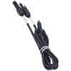 DC Solar Adapter 8mm Brass Connector Splitter Converter Cable for