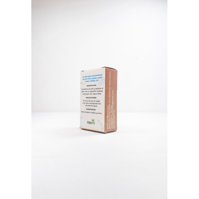 Jabón de Arroz Aclaramiento de Piel, 100% Natural, 125g