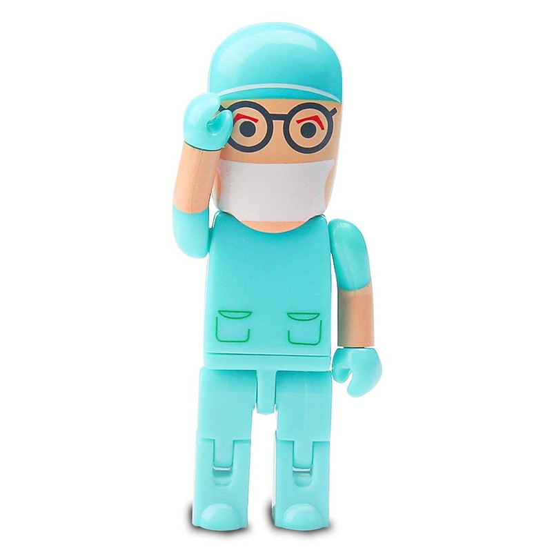 64GB Cartoon Doctor Model USB Flash Drive USB 2.0 Memory