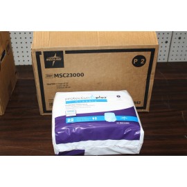 Medline Protection Plus Classic Protective Underwear Small - 22/Package MSC23000