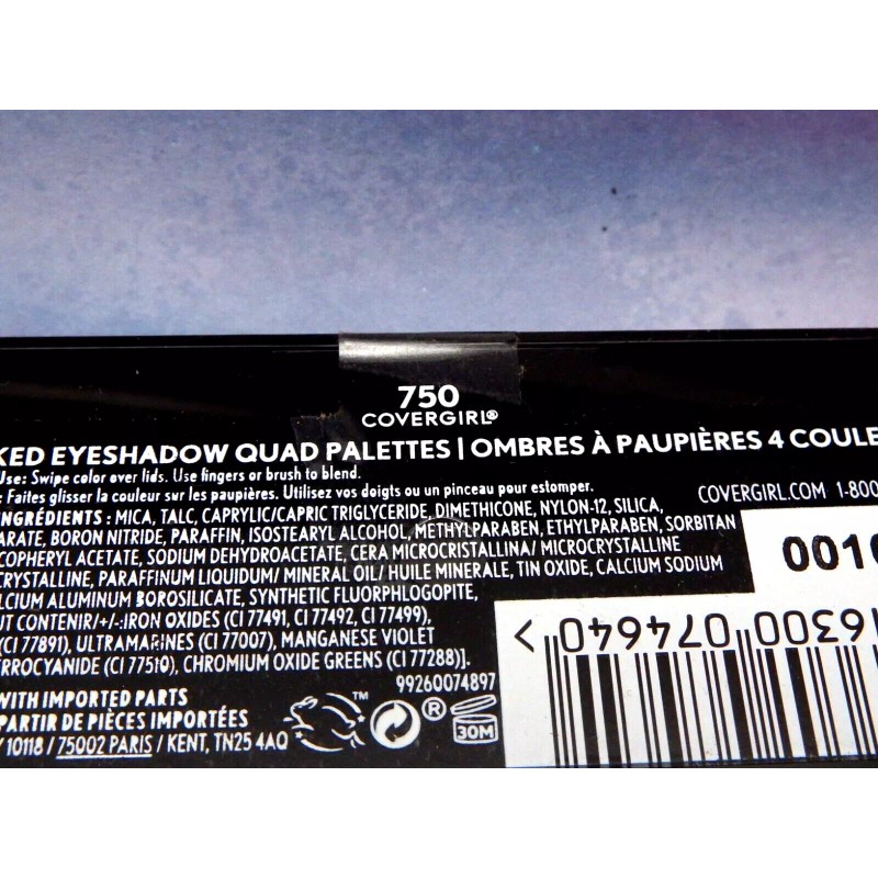 Eyeshadow Covergirl Trunaked Eyeshadow Quad Palette 750 Trunaked Sunshine Escape