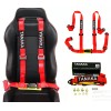 TANAKA 1 TANAKA UNIVERSAL RED 4 POINT BUCKLE RACING SEAT