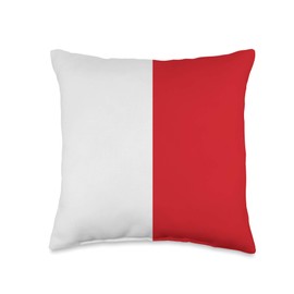 Letter H Nautical Marine Sail Boat Flag Code Signal Throw Pillow