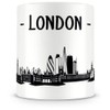 Samunshi® London Skyline Coffee Cup / Tea Cup Height 95