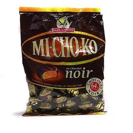 La Pie qui Chante MICHOKO Dark Chocolate Wrapped Caramels Toffee Candy - 3.5 oz