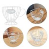 Mikinona Luxury Metal Holder Organizer Fruit Basket Snack Candy Bowl