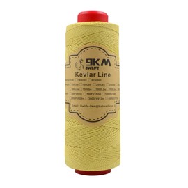 9KM DWLIFE Kevlar String Braided 100lb 1000ft Kite Flying Fishing Assist Line High Strength Tensile Heat Resistant for Paracord Cord Ultralight Tactical Survival Rope Outdoor Activities