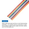 sourcing map 1 Pcs 14 Pin Flat Rainbow Ribbon Cable