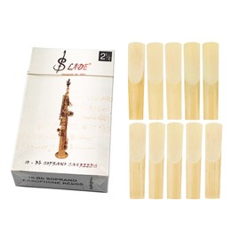 10PCS Soprano Saxophone Reeds for Soprano Sax Strength 2.5