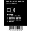Wera 05003973001 Socket Belt Set, Zyklop B 4 3/8-inch Insert,