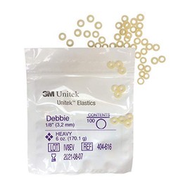 Snorflex Intraorale Elastics DEBBIE, kieferorthopädische Gummis Heavy 6oz /170,1g (1/8" 3,2mm)