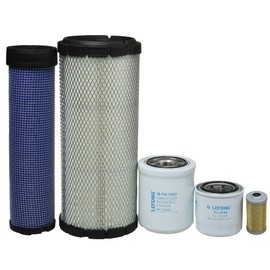 TONNISI ST-1013 Filter Kit Compatible with TYM T474 HST Tractor Replaces Air Outer P827653, Air Inner P829332, Oil EA00004647A, Fuel 14171020090, Hydraulic 14722302100