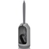 HAMITOR Toilet Bowl Brush Holder Set: Bathroom Deep Cleaning Toilet