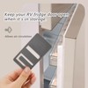 GYOFFULL RV Refrigerator Airing Device Door Prop Clips to Prevent