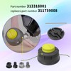 XQK 313318001 Trimmer Head Assembly Fits Ryobi P2009 RY15523A RY15523AVNM