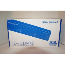 Key Digital New Sealed Key Digital Kd-hdda1x2 Phantom Series 1x2 HDMI Distribution Amplifier