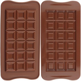 EPYHREHM 18 Cavity Chocolate Tablet Bar Silicone Molds For Chocolate