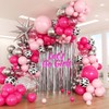 Disco Cowgirl Party Decorations with Hot Pink Light Pink Silver