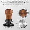 NOTSEK Coffee Tamper 51mm, Spring Loaded Tamper Tool with Ripple