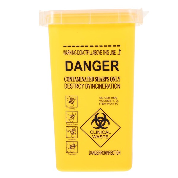 FOMIYES FOMIYES Waste Sharps Container 2 Gallon Sharps Container Sharps