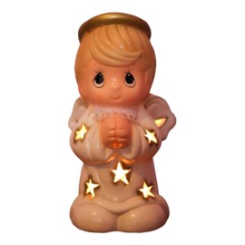 Liven&Decor 5 Centros De Mesa Bautizo Ángel Lámpara Original Recuerdo