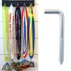 Srup Pack of 40 Screw Hooks with Slotted, L Hook